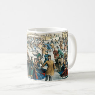 Victorian Christmas Central Park Currier & Ives Coffee Mug