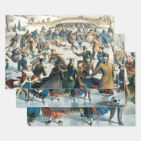 Victorian Christmas Central Park Currier & Ives