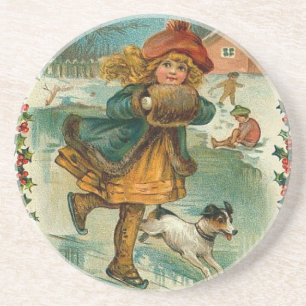 Victorian Christmas Coaster
