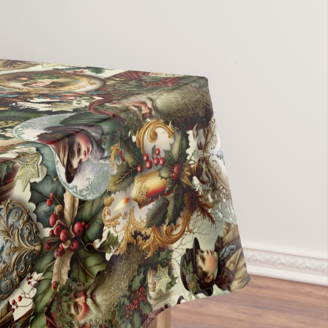 Victorian Christmas Elegance  Tablecloth (In Situ)