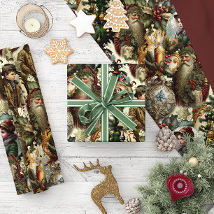 Victorian Christmas Elegance Wrapping Paper
