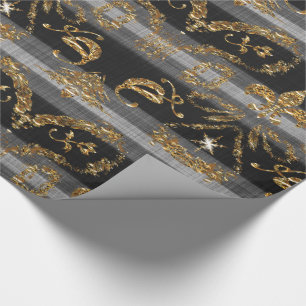 Victorian Christmas Elegant Shangles Vintage Chic Wrapping Paper