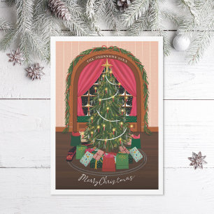Victorian Christmas Eve Holiday Card