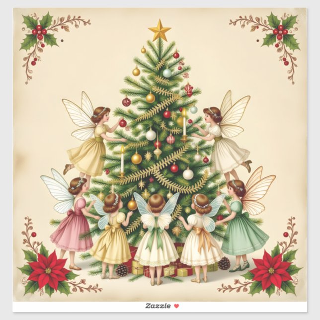 Victorian Christmas Fairy Gathering (Sheet)