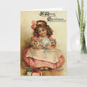 Victorian Christmas Greeting Card