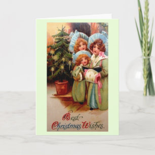 Victorian Christmas Greeting Card