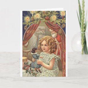 Victorian Christmas Greeting Card