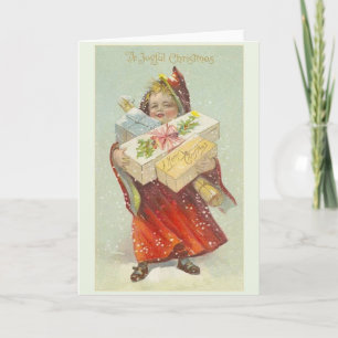 Victorian Christmas Greeting Card