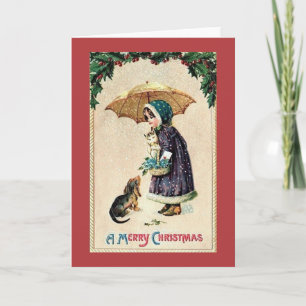 Victorian Christmas Greeting Card