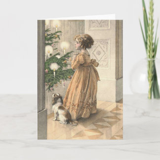 Victorian Christmas Holiday Card