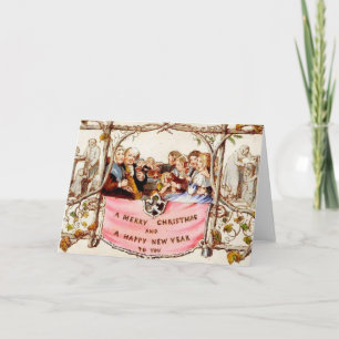 Victorian Christmas Holiday Card