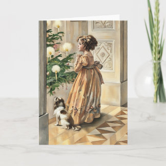 Victorian Christmas Holiday Card