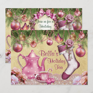 Victorian Christmas Holiday Party Invitation