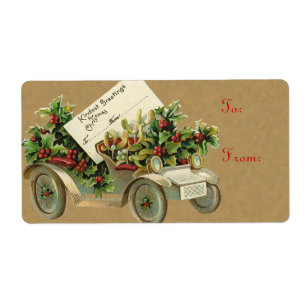Victorian Christmas Labels