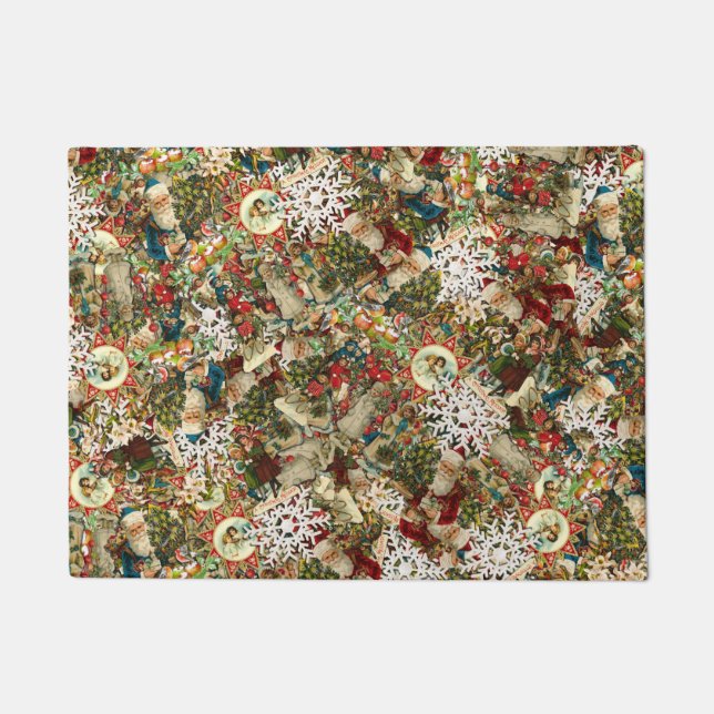Victorian Christmas Medley Doormat (Front)