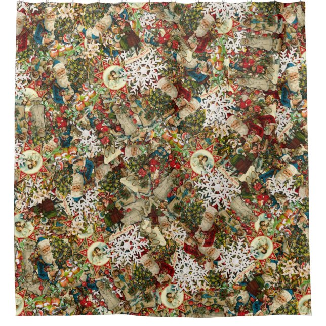 Victorian Christmas Medley Shower Curtain (Front)
