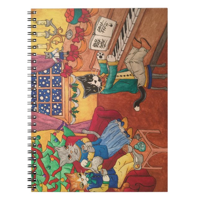 Victorian Christmas Notebook (Front)