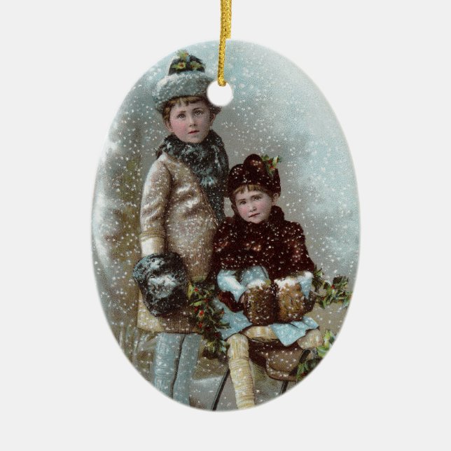 Victorian Christmas Ornament (Front)