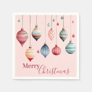 Victorian Christmas Ornaments Kitchen   Napkin