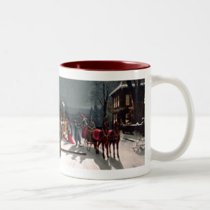Victorian Christmas Party Mug