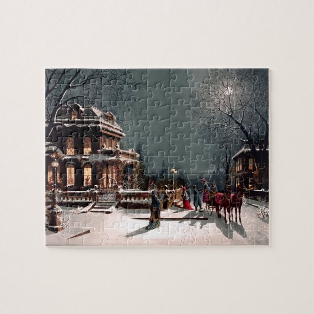 Victorian Christmas Party Puzzle (Horizontal)