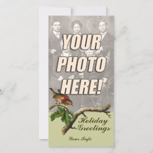 Victorian Christmas Photo Cards