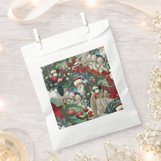 Victorian Christmas Portrait Favour Bags (Clipped)