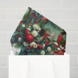 Victorian Christmas Portrait Tissue Paper