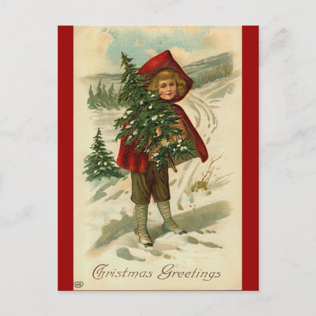 Victorian Christmas Postcard (Front)