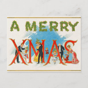 Victorian Christmas Postcard