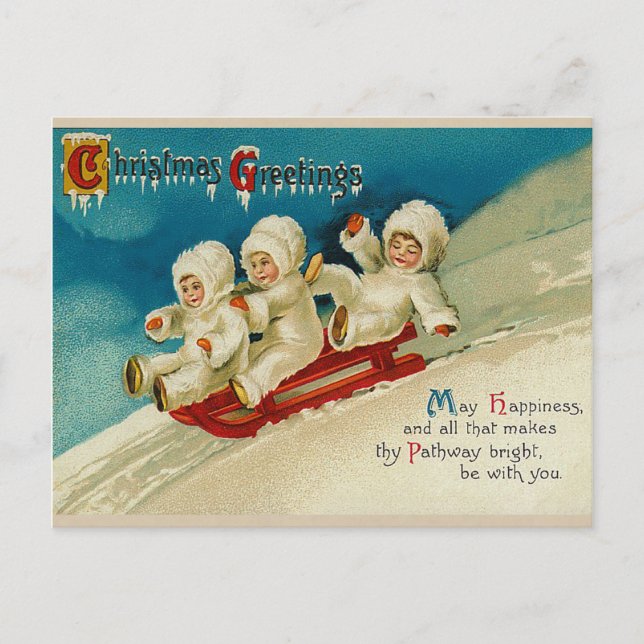 Victorian Christmas Postcards (Front)