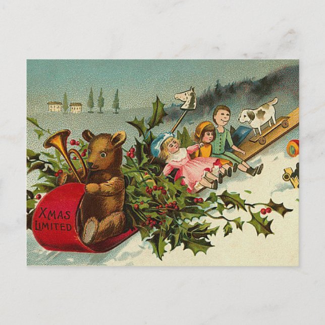 Victorian Christmas Postcards (Front)