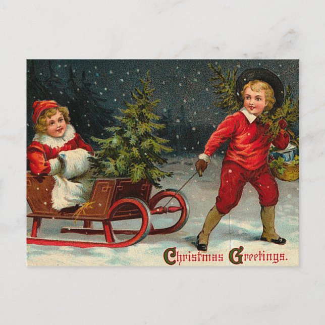 Victorian Christmas Postcards (Front)
