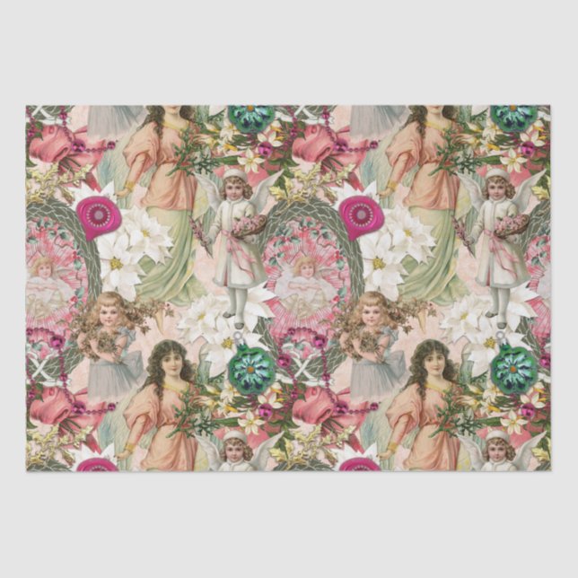 Victorian Christmas Sparkle  Tissue Paper (Front)