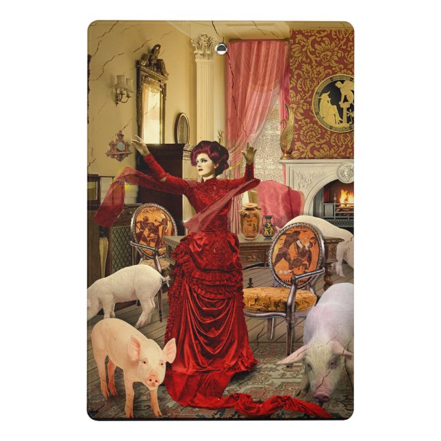Victorian Circe Mini Clipboard (Back)