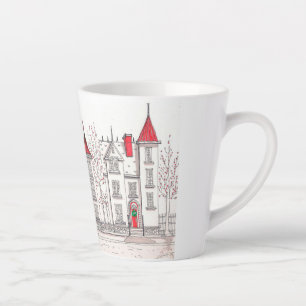 Victorian City Christmas Small Latte Mug