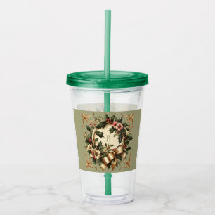 Victorian/Classic/Vintage Christmas Acrylic Tumbler