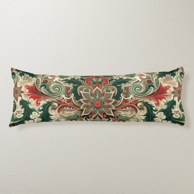 Victorian/Classic/Vintage Christmas Body Cushion (Front)