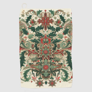 Victorian/Classic/Vintage Christmas Golf Towel