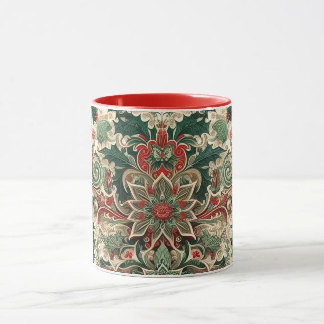 Victorian/Classic/Vintage Christmas Mug (Center)