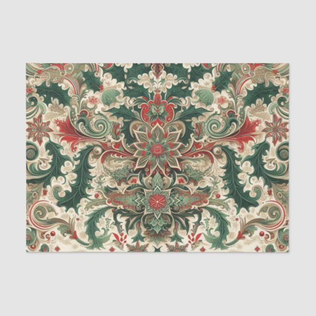 Victorian/Classic/Vintage Christmas Tissue Paper (Front)