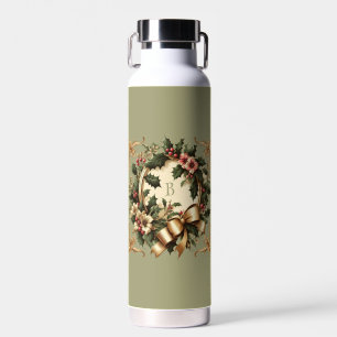 Victorian/Classic/Vintage Christmas Water Bottle