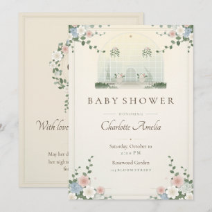 Victorian Conservatory Baby Shower Invitation
