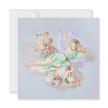 Victorian Coquette Pastel Angel Clouds