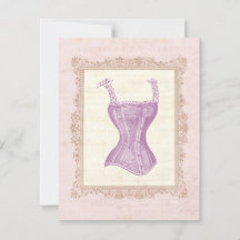 Victorian Corset Lingerie Bridal Shower