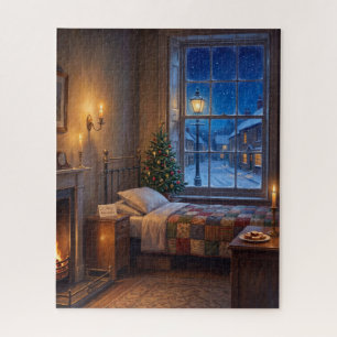 Victorian Cosy Christmas Eve Bedroom Jigsaw Puzzle
