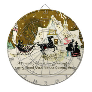 Victorian Country Christmas Dartboard