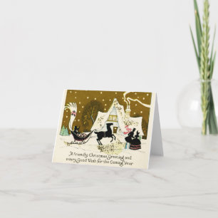 Victorian Country Christmas Note Card