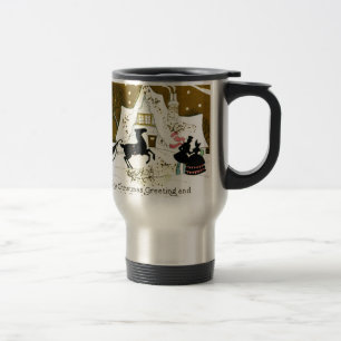 Victorian Country Christmas Travel Mug