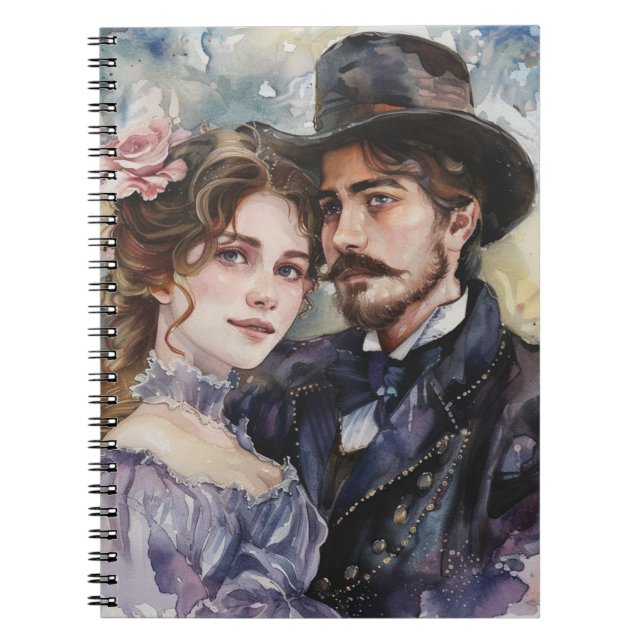 Victorian Couple Notebook (Front)